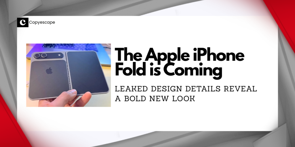 The Apple iPhone Fold is Coming Leaked Design Details Reveal a Bold New Look