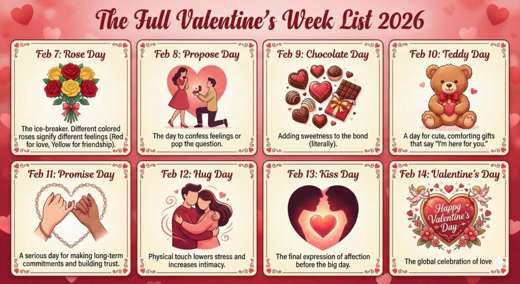 Valentine's Week Chart 2026