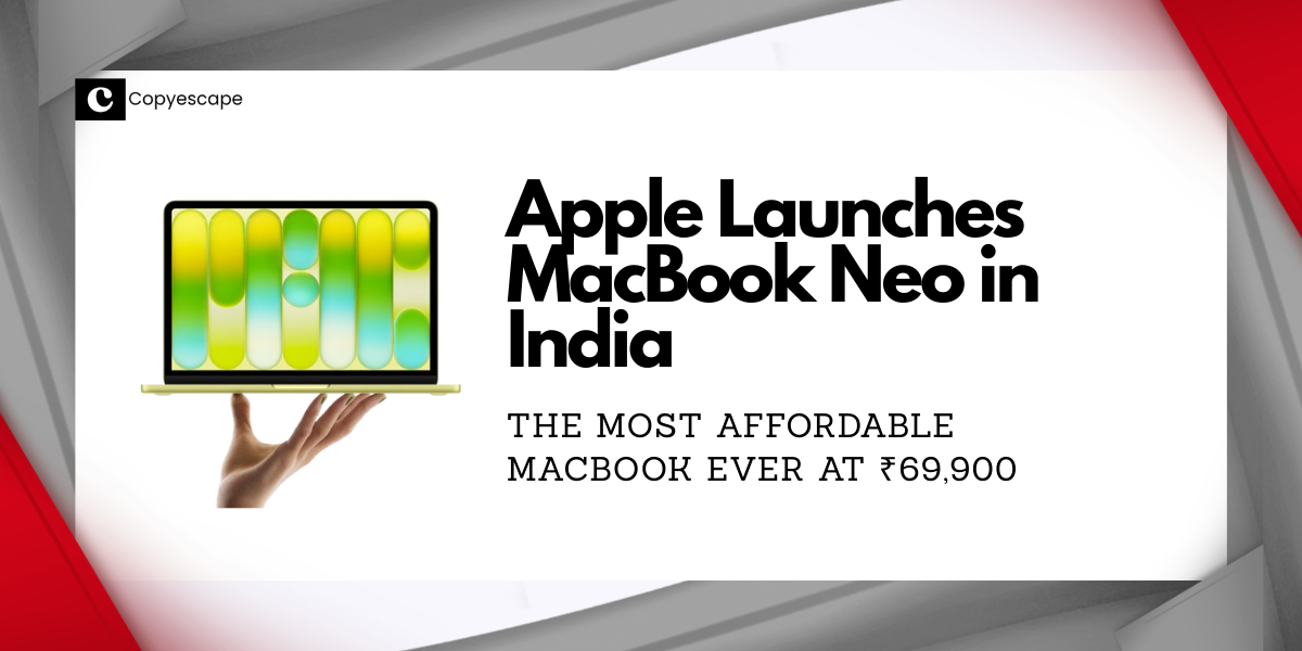 Apple Launches MacBook Neo in India